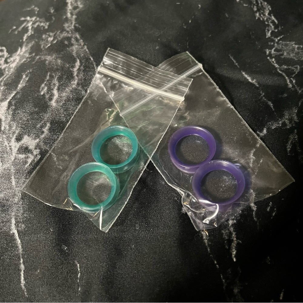 Silicon Set of two earskin ear plugs gauges 3/4”